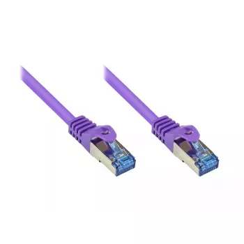 Tinklo kabelis Alcasa Cat6a RJ-45 3m Violetinis