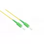 Alcasa LW-S903SASA InfiniBand šviesolaidinis kabelis 3 m SC FTTH Geltonas