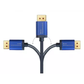 Laidinis vaizdo adapteris Alcasa 4860-SF050B 5 m DisplayPort į HDMI mėlynas