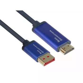 Laidinis vaizdo adapteris Alcasa 4860-SF050B 5 m DisplayPort į HDMI mėlynas