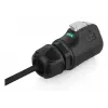 Alcasa S1 IC01-24F01 LC Black 3m tiesus jungiklis