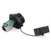 RJ45 jungtis Alcasa IC06-R102 juoda varis plastikas silikagelis