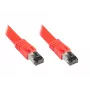 Tinklo laidas Alcasa 8080-F150R Raudonas 15m Cat8.1 U/FTP