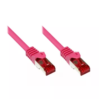 Tinklo laidas Alcasa CAT6 S/FTP 25 m rausvai violetinis