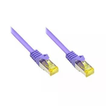Tinklo kabelis Alcasa Cat7 50 m RJ-45 S/FTP Violetinis