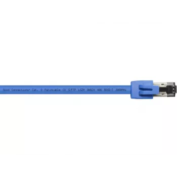 Tinklo kabelis Alcasa 8080-075B Mėlynas 7,5m Cat8.1 S/FTP