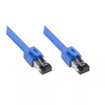 Tinklo laidas Alcasa 8080-100B 10m Cat8.1 S/FTP Mėlynas