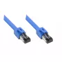 Tinklo laidas Alcasa 8080-100B 10m Cat8.1 S/FTP Mėlynas