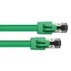 Tinklo kabelis Alcasa 8080-150G žalias 15 m Cat8.1 S/FTP