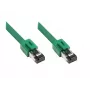 Tinklo kabelis Alcasa 8080-150G žalias 15 m Cat8.1 S/FTP