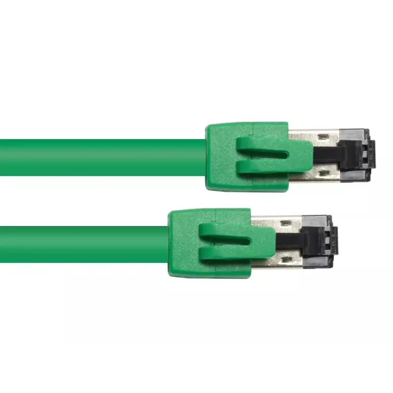 Tinklo laidas Alcasa 8080-200G 20m Cat8.1 S/FTP Žalias