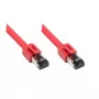 Tinklo kabelis Alcasa 8080-075R Raudonas 7,5 m Cat8.1 S/FTP