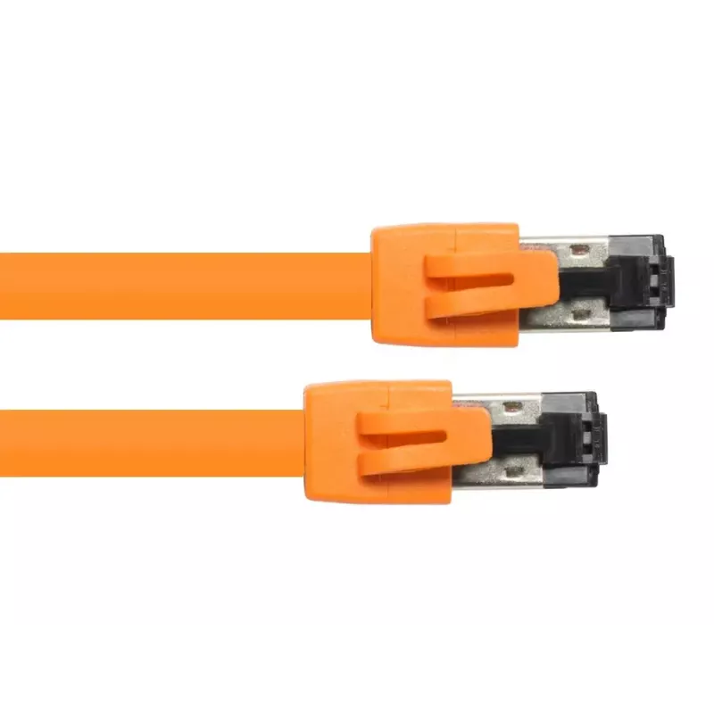 Tinklo kabelis Alcasa 8080-075O Orange 7,5 m Cat8.1 S/FTP