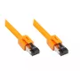 Tinklo kabelis Alcasa 8080-075O Orange 7,5 m Cat8.1 S/FTP