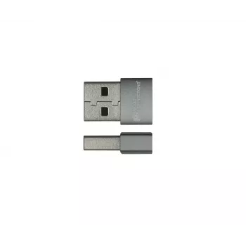 USB lyties keitiklis Alcasa USB-AD203-5 USB-A į USB-C pilka