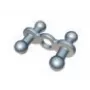 Kabelio laikiklis Bachmann Easy-Connect 930.026 sidabrinis 1 vnt