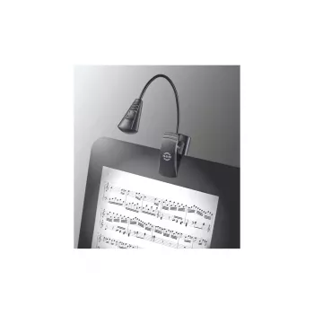 LED lempa natoms König & Meyer 12241 juoda, maitinama baterijomis