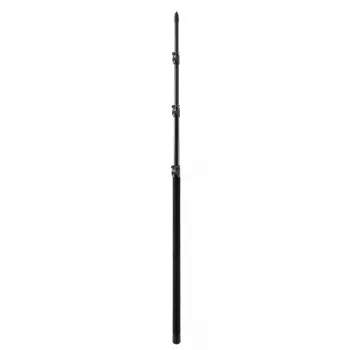 König & Meyer 23765 mikrofono strėlė, 3 dalių, aliuminė, 1,0–3,22 m, juoda