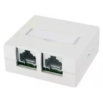 RJ-45 kištukinis lizdas Telegärtner J00023A0056 baltas