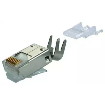 RJ45 laidų jungtis Telegärtner J00026A0165 sidabrinė