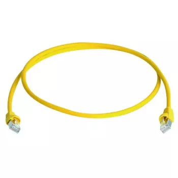 Patch laidas Telegaertner MP8 FS 500 LSZH 0,25 m geltonas Cat6a SF/UTP (S-FTP) RJ-45–RJ-45