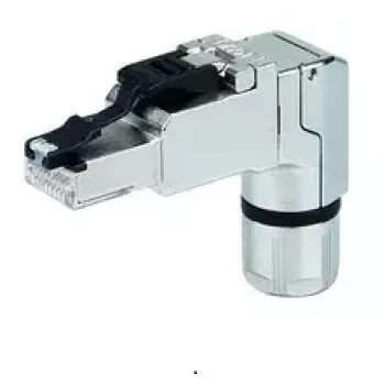 RJ45 jungtis Telegärtner J00026A4003 juodas nerūdijantis plienas