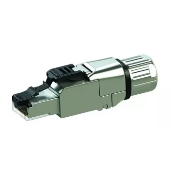 Telegärtner J00026A5000 RJ-45 kištukas Cat6a kabeliams, sidabrinė apdaila