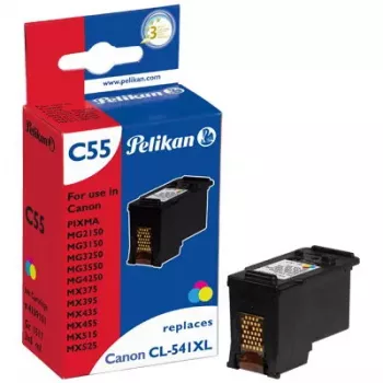 Dažų kasetė Pelikan C55, pigmentiniai spalvoti rašalai 6 ml, trijų spalvų CMY, 1 vnt.