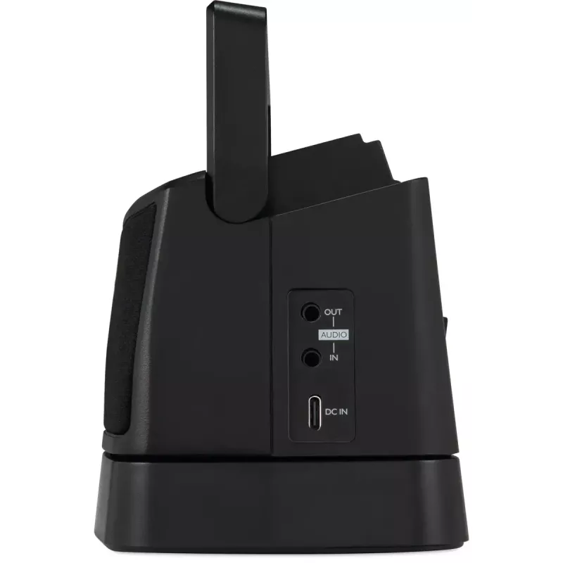 Nešiojamas stereo garsiakalbis TECHNISAT ISIBOX 1 — 4 W RMS, laidinis ir belaidis, įmontuota baterija, USB-C, juodas
