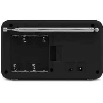 Nešiojamas radijas TECHNISAT VIOLA 2 – DAB+ ir FM, LCD ekranas, 1 W, 3,5 mm lizdas, juodas