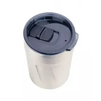 Termo espresso puodelis TROIKA ESPRESSO DOPPIO 160 ml sidabrinis nerūdijantis plienas
