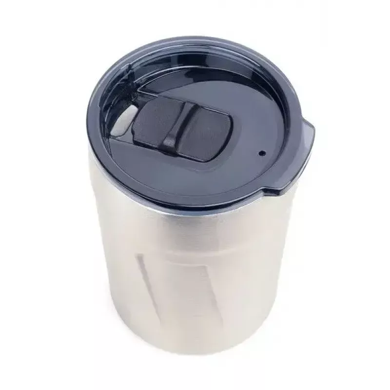 Termo espresso puodelis TROIKA ESPRESSO DOPPIO 160 ml sidabrinis nerūdijantis plienas