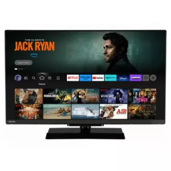 Toshiba 32LV3F63DA 32 colių (81,3 cm) Full HD DLED išmanusis televizorius, 1920×1080, 250 cd/m², DVB-C/DVB-S2/DVB-T2, juodas