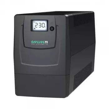 Nepertraukiamo maitinimo šaltinis ONLINE USV-Systeme YUNTO Smile 400 Line-Interactive 0.4 kVA 240 W 2 AC lizdai 12 V 4.5 Ah LCD bokštas