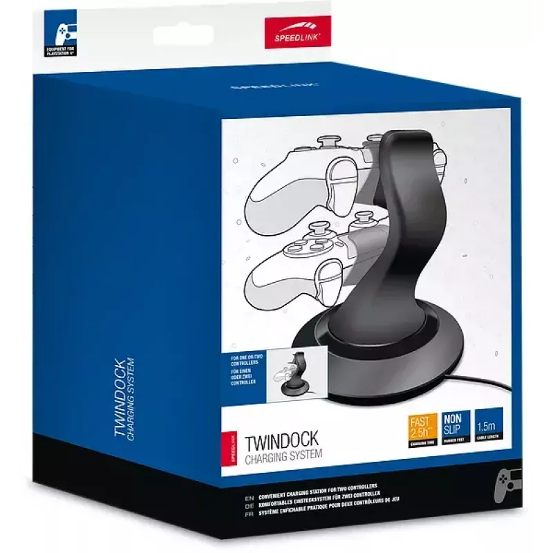Įkrovimo sistema SPEEDLINK TWINDOCK PS4 valdikliams