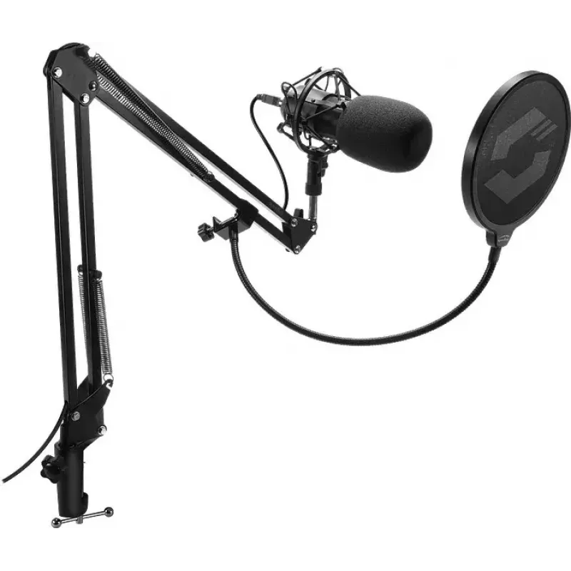 Studijinis mikrofonas SPEEDLINK Volity Ready Black