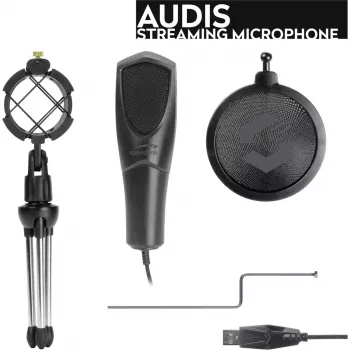 Stalinis mikrofonas SPEEDLINK AUDIS juodas