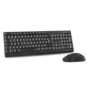 Belaidis klaviatūros ir pelės rinkinys SPEEDLINK Niala Universal RF Wireless QWERTZ norvegiškas juodas