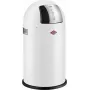 Šiukšliadėžė Wesco Pushboy Jr. 22 l, balta matinė