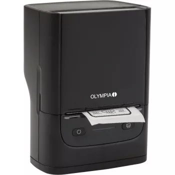 Etikečių spausdintuvas „Olympia PM 220“ juodas, kompaktiškas dizainas, modelis 6302