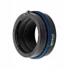 Objektyvo adapteris Novoflex NEX/PENT – Sony NEX į Pentax K, juodas/mėlynas