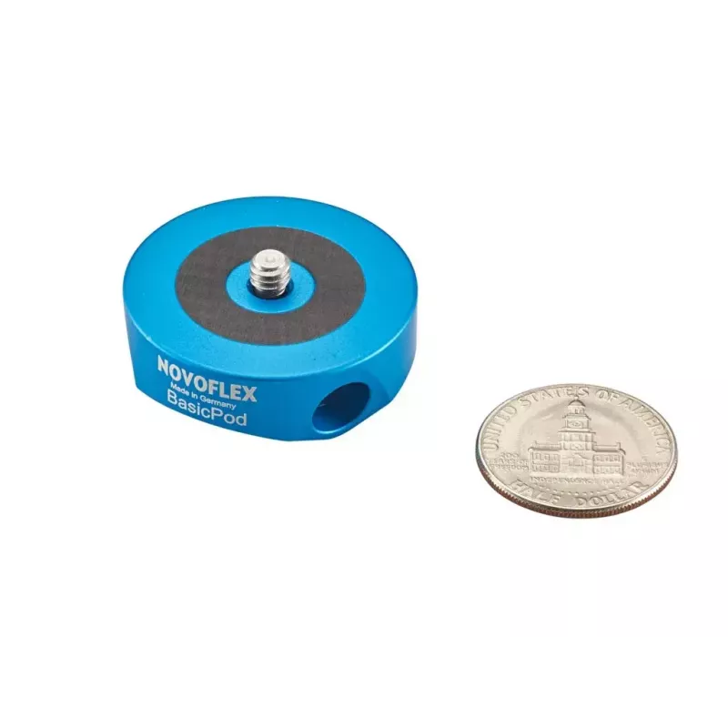 Tripodas Novoflex BasicPod Mini skaitmeniniams ir juostiniams fotoaparatams juoda mėlyna