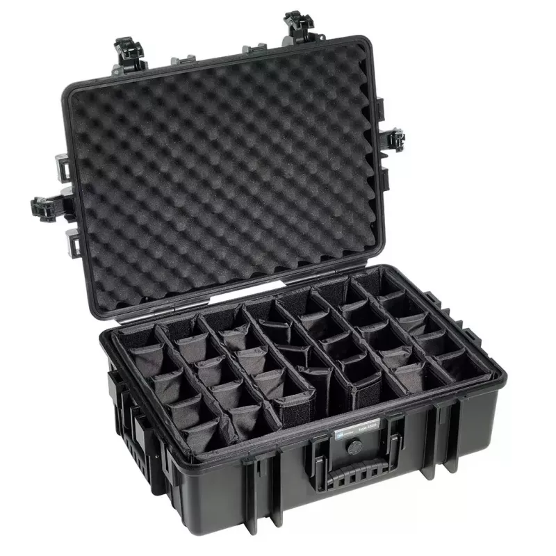 B&W Cases Type 6500 Briefcase Classic Case – juodas polipropileninis portfelis