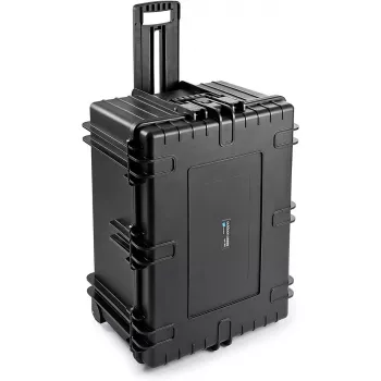 Kietas lauko dėklas b&w international Type 7800 juodas su putplasčio įdėklu