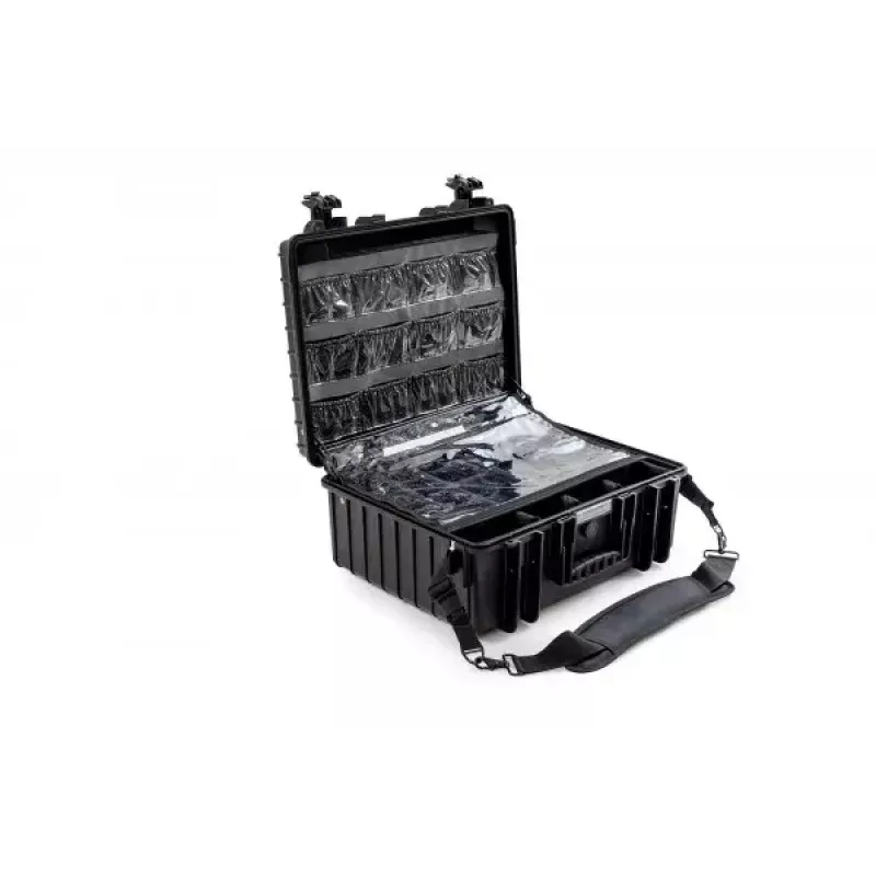 B&W Cases Type 6000 portfelis juodas polipropilenas 3,9 kg