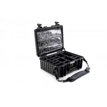 B&W Cases Type 6000 portfelis juodas polipropilenas 3,9 kg