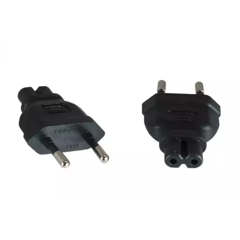 Adapteris kištukų keitimui DINIC CB-A-2113 Type C C7 juodas