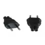 Adapteris kištukų keitimui DINIC CB-A-2113 Type C C7 juodas