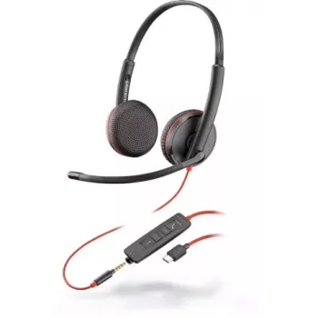 Ausinės POLY Blackwire 3225, USB-C, triukšmą slopinantis mikrofonas