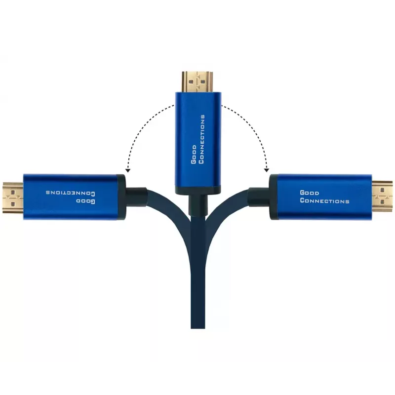 Alcasa 4520-CSF030B vaizdo kabelio adapteris USB-C į HDMI, 3 m